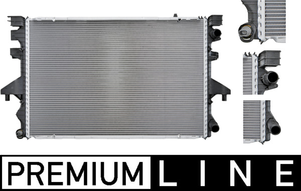 Radiator, engine cooling - CR583000P MAHLE - 0110.3156, 030M53, 102124