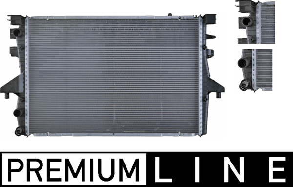 CR585000P, Radiator, engine cooling, Cooler, MAHLE, 0110.3160, 030M52, 041007N, 376719-184, 53796, 58002230, 65282A, 733273, 7H0121253F, VN2230, VW2230, 376719181, 53797, 735168, 7H0121253K, VWA2230, 8MK376719-184