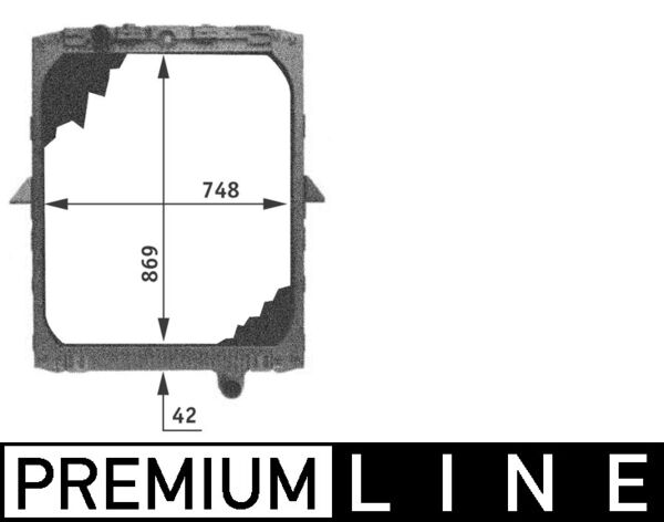 CR687000P, Chladič, chlazení motoru, Chladič, Chladič motoru, MAHLE, 0393433, 10710, 24182, 290080N, 376721501, 61423, DF2011, KDF011, 1858761, 290080T, 29599