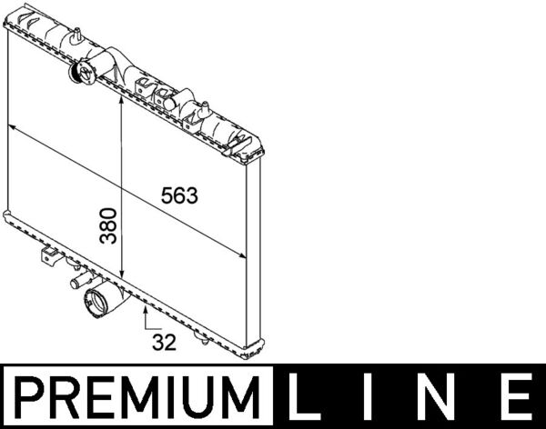 CR884000P, Chladič, chlazení motoru, Chladič, Chladič motoru, MAHLE, 0103.3080, 102860, 122077, 133079, 160000N, 24600, 27166, 350213987000, 376714431, 40002217, 61295A, 734282, KPE217, PE2217, QER2034, 1330Q6, 376745081, 55346, PEA2217, 1331LC, 8MK376714-431, 133367, 8MK376745-081