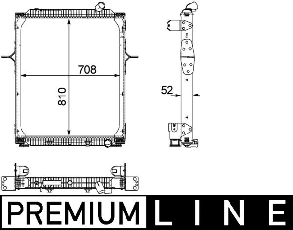 CR893000P, Radiator, engine cooling, Cooler, MAHLE, 0209.3019, 376745171, 390033N, 404846, 5001868516, 539563, 67206, 733525, RE2074, 0209.3081, 390033S, 5010619804, 579563, 672060, RE2074N, 5001873681, 7485003917