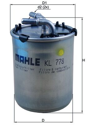 KL778, Fuel filter, Fuel filter, MAHLE, 1003230025, 153071760748, 2410600, 4499FP, 48547, 4975, 587086, 6C0127400, ADV182336, BFF8128, CFF100648, DN2710, EFF226, ELG5407, F026402835, FCS812, FN325, FP6077, H347WK, hdf661, M618, P11260, PP986/4, QFF0378, RN516, S4016NR, SN70373, SP1400, V100945, WF8461