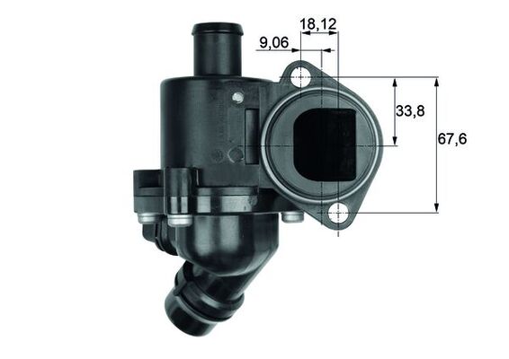 TM3100, Thermostat, coolant, Thermostat, MAHLE, 06B121111D, 06B121111G, 06B121111H, 06B121111K, 6B121111D, 34047, 350161, 48732, 601-100, 670025, 6842100, 8620221100, 350161A, 601-212, TE6842100J, TH444100G1, TH6842.100J