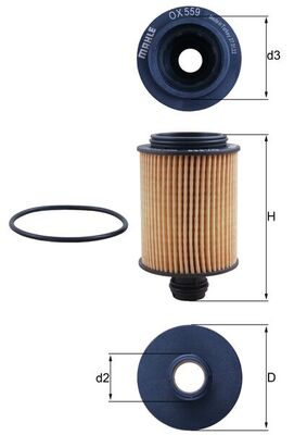 OX559D, Oil Filter, Oil filter, MAHLE, 0650017, 19301505, 2505500, 39837, 55565960, 55577033, 93167122, BFO4043, CH10751, E124H01D202, F026407087, FA5972ECO, FOP257, HU7004/1X, L417, LVFL752, OE682/1, S5055PE, SO7215, V240008, WL7463, 0650061, 2509300, 55595538, 93191747, CH10751ECO, E124HD202, F026407095, HU7004X, S5093PE