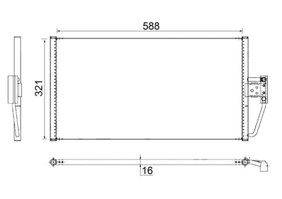 AC266000S, Kondenzátor, klimatizace, Klimatizace různé, Klimatizace různé, MAHLE, 053250N, 06005254, 0802.2026, 102611, 169740, 260358, 350203268000, 351038-804, 35295, 53287, 60065254, 64538375513, 705M19, 817561, 888-0400326, 925429, 945051, 94579, AC833903, BM044C001, BW5254, DCN05006, F4-AC2065, F4AC2065, KDBW254, QCN215, TSP0225410, V20-62-1018, 351038801, 6005254