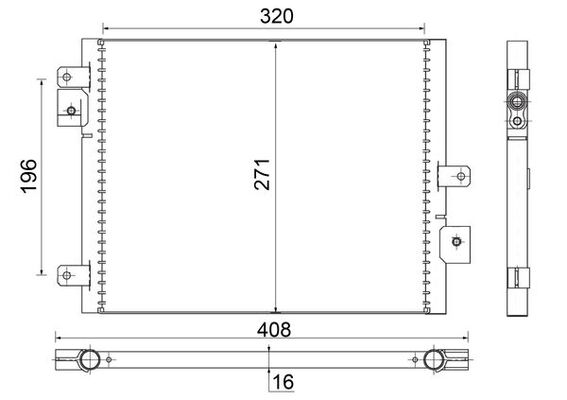 AC354000S, Condenser, air conditioning, Air-conditioning various, MAHLE, 0835.3002, 104109, 161264A, 172000N, 261206, 342440, 351301-424, 35795, 43075, 60745052, 74005052, 814167, 82D0225681A, 888-0400467, 940190, 946200, 99657311102, DCN28002, F4-43075, F443075, M7430200, PR5052, TSP0225681, V45-62-0001, 351301421, 99657311103, M743020A, PRA5052, 8FC351301-421, 99757391102