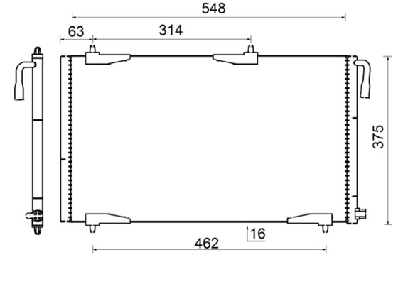 AC501000S, Kondenzátor, klimatizace, Klimatizace různé, Klimatizace různé, MAHLE, 0808.3007, 162010N, 260055, 350203254000, 351304-504, 35836, 40005257, 6455CH, 6455.CJ, 721M50, 818000, 8880400583, 925633, 94855, DCN21002, PE5257, TSP0225617, V42-62-0001, 260060, 350203254004, 351304501, 6455CJ, 818001, V42-62-0018, 6455FY, 8FC351304-501, BC254, BCS254