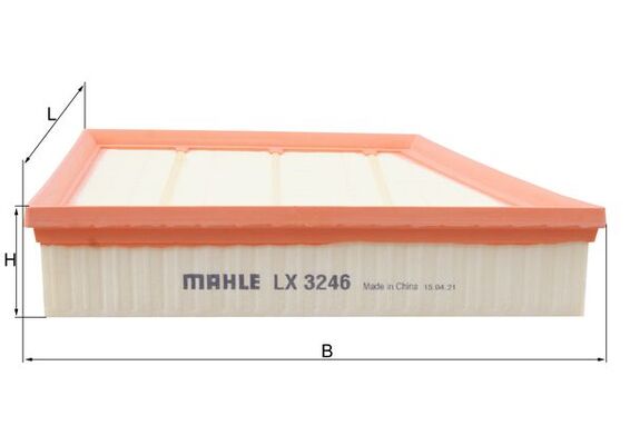 Air Filter - LX3246 MAHLE - 108745, 153071760775, 200LL18