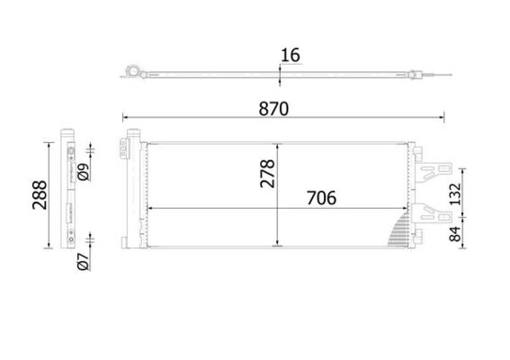 AC368000S, Condenser, air conditioning, Air-conditioning various, MAHLE, 0001399111080, 062009N, 0804.2064, 09005248, 104481, 1610115880, 260374, 343085, 350203623000, 351301-664, 35894, 43299, 711M21, 814069, 82D0225676A, 888-0400460, AC842191, CI954C002, CN5248, CN6555, DCC1595, DCN07050, KTT110118, TSP0225676, V22-62-0011, 062011N, 1343785080, 350203623002, 351301661, 35895