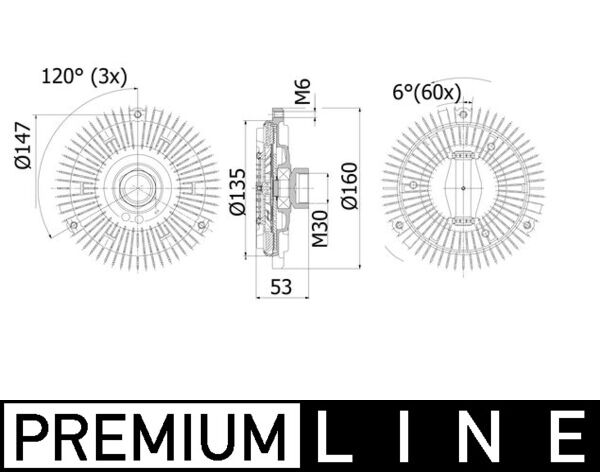 CFC74000P, Clutch, radiator fan, Cooler, MAHLE, 001-60-01452, 0140200064, 05460, 08-ME-028, 1132000022, 128340N, 376732-531, 401187, 49622, 8124103, BFC106, V30-04-1662-1, WG1721015, 376732535, A1132000022, 8MV376732-531, 8MV376732-535