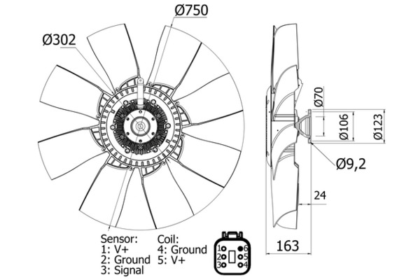 CFF454000S, Větrák, chlazení motoru, Chladič, Chladič, MAHLE, 12055800A, 1453967, 278009N, 29450, 376734324, 41414, 419043, 49012, 71201, 8142340001, 86021, D5SC004TT, SCC029, WG1720732, 1856995, 278035N, 8342340018, 86106, D5SC008TT, SCF042, 2052003, 8342340021, 86115, D5SC009TT, 2132266, 86116, 2386724, 2410086