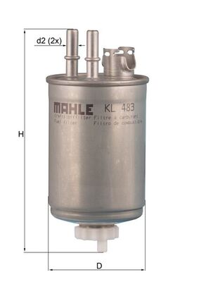 KL483, Fuel filter, Fuel filter, MAHLE, 0450906357, 1079271, 2445000, 28000241012, 359002300320, 4137FP, 5116, 587521, ALG2076, BFF8044, CFF100524, DN1937, E148092, EFF169, EFG332, ELG5329, FCS715, FG2041, FN155T, FP5755, FSM4205, H214WK, HDF517, M529, P9451, PP838/5, QFF0339, S4450NR, V250114, VFF489