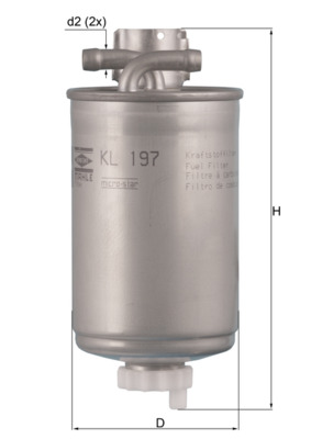 KL197, Fuel filter, Fuel filter, MAHLE, 0450906453, 057127401C, 153071760373, 2442500, 30371, 30930371, 4327, 5099, 587560, 6228, ADV182311, ALG2247, DN1942, EFF090, ELG5312, F68311, FCS705, FF20057, FN197, FP5653, FSM4167, GS237, H147WK, PP839/8, PS9578, QFF0297, RN237, S4425NR, V100659, VFF459