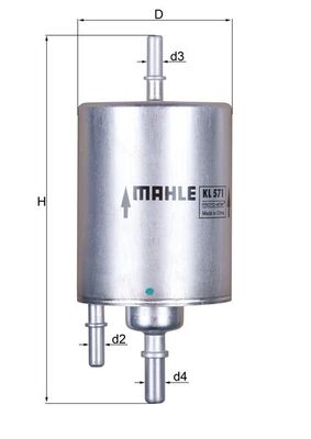 KL571, Kraftstofffilter, Kraftstofffilter, MAHLE, 0738029, 110307, 1118702000, 154703644550, 221267, 28000230222, 30930752, 3183100, 420201511, 4818, 4F0201511A, 50013972, 6853, ADV182320, ALG2243, B80, CFF100479, EFF153, EFP228, ELE6107, EP206, F026403012, FB294, FIG7111, FT5848, G10215, GFE7283, H224WK, PP836/6, QFF0231