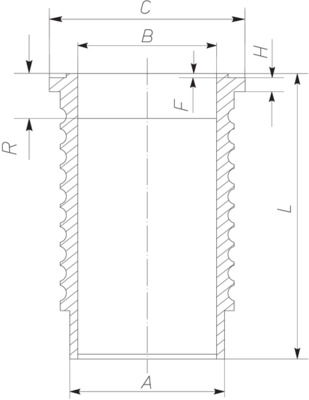 061WN1301, Cylinder Sleeve, Cylinder liner, MAHLE, 0230151, 230151, 20040714000, 20040714010