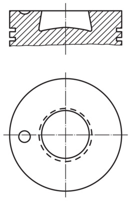 0039100, Kolben, Kolben komplett mit Ringen und Bolzen, MAHLE, 4420301117, 4420302717, 4420302917, 4420303317, 4420372401, 4420372701, A4420301117, A4420302717, A4420302917, A4420303317, A4420372401, A4420372701, 12827B201112800, 99973600, 8717930025, 87-179300-85