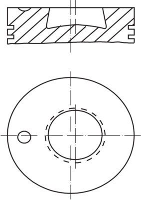 0037600, Kolben, Kolben komplett mit Ringen und Bolzen, MAHLE, 4420300617, 4420370601, A4420300617, A4420370601, 8717930065, 87-179300-80