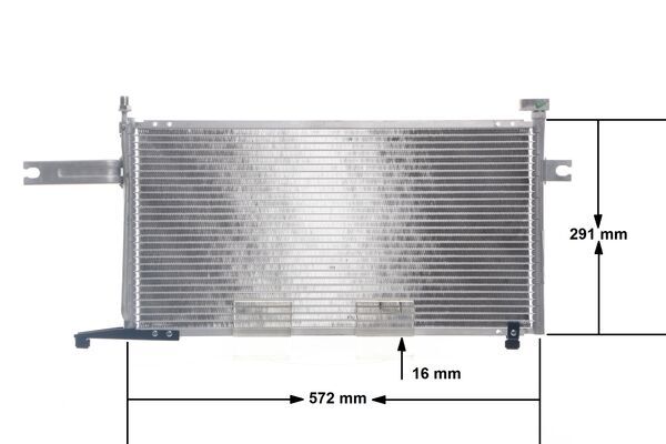 Condenser, air conditioning - AC319000S MAHLE - 072140N, 0821.3014, 102722