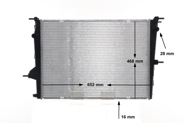 CR1197000S, Chladič, chlazení motoru, Chladič, Chladič motoru, MAHLE, 180083N, 2062045, 214100067R, 359000301590, 376756594, 43002458, 53011, 637606, RT2458, 359000391590