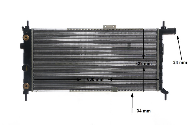 CR479000S, Chladič, chlazení motoru, Chladič, Chladič motoru, MAHLE, 0107.3026, 03054013, 100690, 1302028, 13030, 150330N, 26604, 350213589000, 37002065, 376716701, 63275, 819150, DRM20034, KOL065, RA0200500, 100693, 1302030, 150640N, 350213727000, 37002067, 58721, 632751, 883859, 8MK376716-701, OL2065, RA0200501, 3054013, 63281, BM727, OL2067