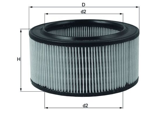 Vzduchový filtr - LX260 MAHLE - 112, 1277747, 130006407