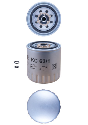 KC63/1D, Fuel filter, Fuel filter, MAHLE, 0010921452, 0143230019, 10936635, 110001, 1457434117, 154084860520, 158FS, 16.32.17/130, 190627, 2332100, 2910123231346, 300801, 3009991, 30789123, 33152, 36635, 4129, 5017831, 5031, 587705, 6010900352, 6190, 63854, 7176-497, 7690129, 8671000203, 93156616, ADG02301, ALG2440, BF7619