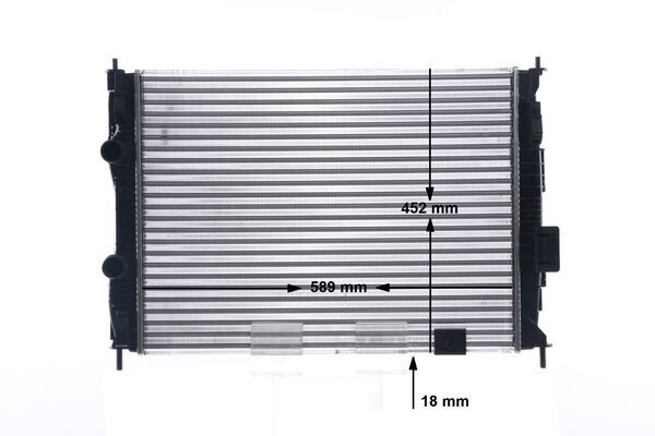 Radiator, engine cooling - CR15000S MAHLE - 104528, 120121, 1213069