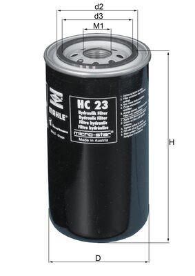 Hydraulic Filter, automatic transmission - HC23 MAHLE - 05773274, 154778796336, 51772