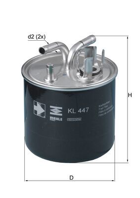 KL447, Fuel filter, Fuel filter, MAHLE, 0450906458, 057127401G, 1118705109, 2400200, EFF173, FCS942, H444WK, HDF549, LVFF711, PP986/3, QFF0165, S4002NR, SP1368, V100764, WF8441, WK1136, 057127435C, 450906458, 057127435E, N6458, 57127401G