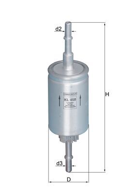 KL458, Fuel filter, Fuel filter, MAHLE, 0450905926, 109646, 1140129, 152071757995, 28000230072, 3003350, 30350, 3184400, 4141FP, 4700, 587023, 62507, 6815, 7143230005, 7790700, ADM52340, ALG4011, B35, BFF8031, CFF100450, D35013480, E145071, E844, EFF202, EFP205, ELE6062, EP199, F18390, FB135, FC350S