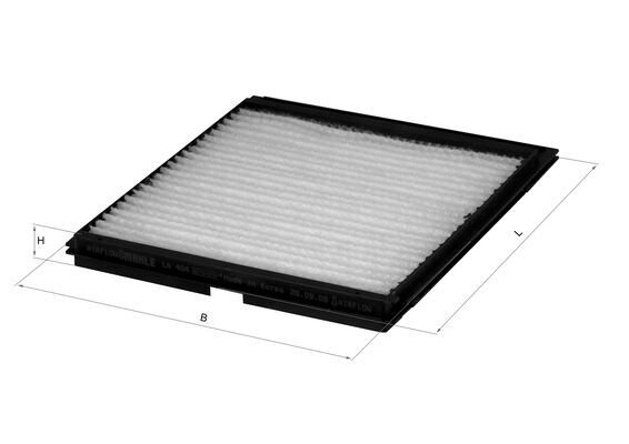 LA404, Filter, interior air, Cabin filter, MAHLE, 090073, 125, 13215390, 154703605730, 17054, 1987432119, 21652870, 21NS2, 21NSNS2, 278936F600, 34557, 36123190001, 5305100, 65523, 715549, 82934557, ADN12502, AH364, C38219, CAF207301, CCF0242, CF10923, CU2516, DCF191P, E1650, E2929LI, E658, EKF217, ELR7191, FAANS2