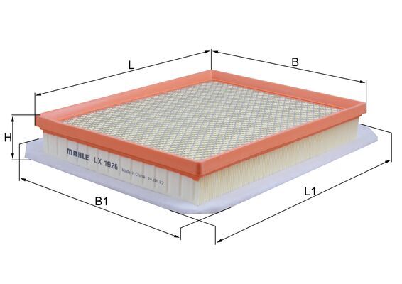 LX1926, Vzduchový filtr, Vzduchový filtr, Filtr vzduch., MAHLE, 13271040, 1457433598, 152071761673, 276, 3025900, 36201, 4086AP, 40936201, 55557126, 585069, 60374, 6123210001, 8535, 93183389, A1269, A2238, ADW192207, AG1763, ALA8815/2, AP051/6, AR07101, BFA2069, C30138, CA10399, CAF100794P, E605L, EAF552, FA3047, MA1384, MAP60198