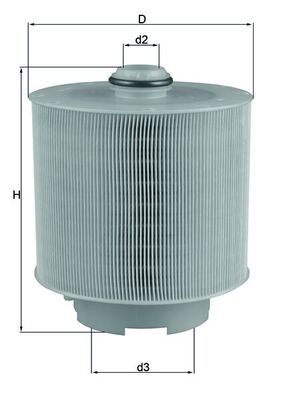 Air Filter - LX1006/2D MAHLE - 1003210013, 221215, 2759700