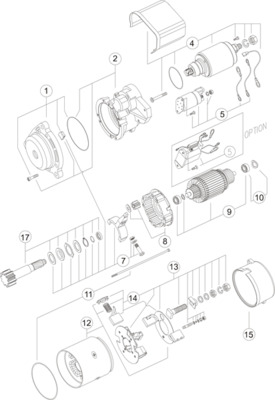 MS405, Starter, Anlasser, MAHLE, 0001372006, 0051515001, 458198, 8EA738038-901, LRS01961, 0986018370, A0051515001, CS1296