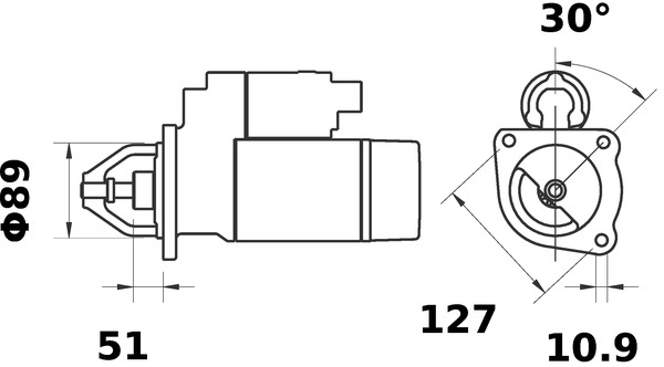 MS191, Starter, Anlasser, MAHLE, 0001368035, 0011519601, 10440, 1701061, 2873D301, 436086, 51262017028, 859537, 8EA725973-001, 943252201, LRS00818, 0001360011, 0031510401, 13090, 455528, 51262017067, 943252245, CS120, 0001360022, 0031517401, 455529, 51262017101, MSR695, 0001360037, 0031518601, 51262019028, MSR727, 0001363307, 0031518801, 51262019067