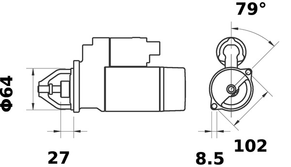 MS35, Starter, Lichtmaschine, MAHLE, 0001107429, 0732356, 3110084EC0, 33353237, 438168, 55578093, 8ES738232-001, LRS02168, 0001107437, 3110085E00, 458375, 55353237, 55353257, 93178138, CS1334, 0986021240, 93186246, D6G33, 6202071, R1540025, 6202083, 6202095, 6202099, 93189232, 93190320