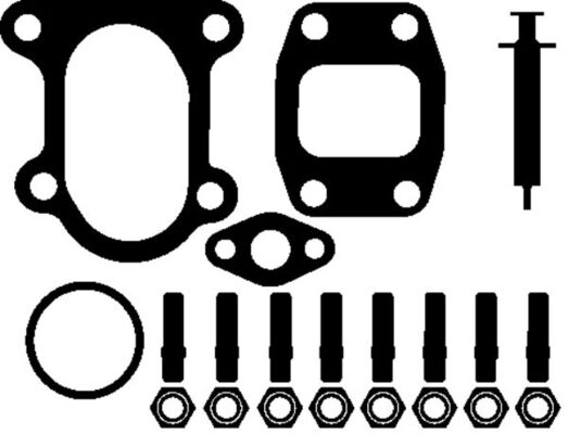 001TA17009000, Mounting Kit, charger, Turbocharger, MAHLE, 53169700057, 715.390, 9000961099, JTC11369, 53169707021, 9000962299, 53169707025, 9000962499, 53169707107, 9000962699, 53169707119, 9040963599, 53169707138, 9040964199, 53169707172, 9040965999, 53169707198, 9040967199, 53169880057, 9040969099, 53169887021, 904096989980, 53169887025, A9000961099, 53169887107, A9000962299, 53169887119, A9000962499, 53169887138, A9000962699