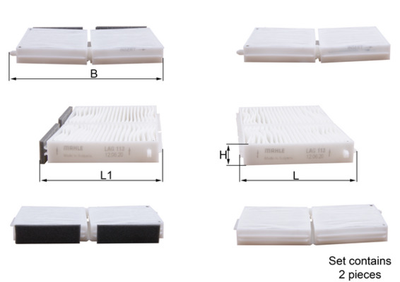 LAG113/S, Filter, Innenraumluft, Innenraumfilter, MAHLE, 13255302, 17052FX2, 1987432117, 21652860, 32300002, 35123190001/S, 5323500, 698891, ADM52501, AH4862, ALC5213, C38218, CF10918-2, CU2033-2, DCF291P, E1938LI, E7282, EKF258, FC157x2, GE6T61J6X, J1343005, JFAAMA0, JLR7116, K11122X, MC5102, MP124-2, MS6233, NC2114, PC8447-2, S0812C