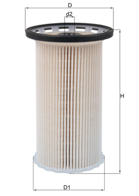 Fuel filter - KX386 MAHLE - 101652, 1143230006, 1457070014