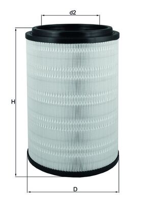 LX2741, Air Filter, Air filter, MAHLE, 1679396, 2765000, 40548, 4305AR, 545154, 8804, AF27878, C26025, E765L, F026400411, FLI9298, HF5153, MD7672, P954411, RS5692, S7650A, 1679397, 50014305, 1914366, APUC192, APUE991