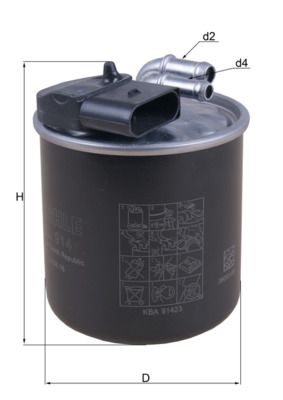 KL914, Fuel filter, Fuel filter, MAHLE, 0214104, 100472, 154072352816, 2415000, 6510900852, ADU172312, BF46037, EFF280D, ELG5433, F026402838, FCS829, FF5860, FP2612, FP6122, H411WK, K165488N50, LVFF805, P11682, PP840/1, RN612, S4150NR, WF8497, WK820/16, 6510903152, N2838, A6510900852, A6510903152