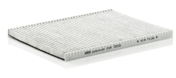 CUK 3059, Filter, interior air, Cabin filter, MANN-FILTER, 09162646, 1808616, 9192320, 1718022, 91132362, 1808614, 9130959, 93181047, 1808618, 631916, 6808614, 9121624, 9173985, 93165208, 1987431316, 21651963, 347, 40-31-1111, 50013723, 54.135.00, 6123200009, 66206, 698746, 7401354, 830238N, 8FL352215-031, AC37, AHC128, AK-7069, ALC-6414/1