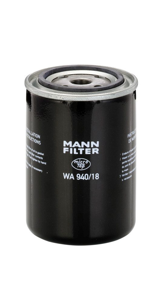 Kühlmittelfilter - WA 940/18 MANN-FILTER - 1296929, 163041015, 3827423