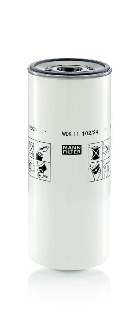 WDK 11 102/24, Palivový filtr, Filtr, Filtr, MANN-FILTER, 106.118.59/130, 1534377, 16-343230001, 20972293, 2.12274, 24.120.00, 35426, 4113-FS, 7420972291, BF7943, DGM/K1011, DN2727, F026402141, FC-242, FF254, FT5658, GB-6434, H200WDK01, K117912, KC300, M342, P550529, PP964/2, RS250RCR02, S4120NR, SP1472M, WF10389, Z584, 21879886, 50014113