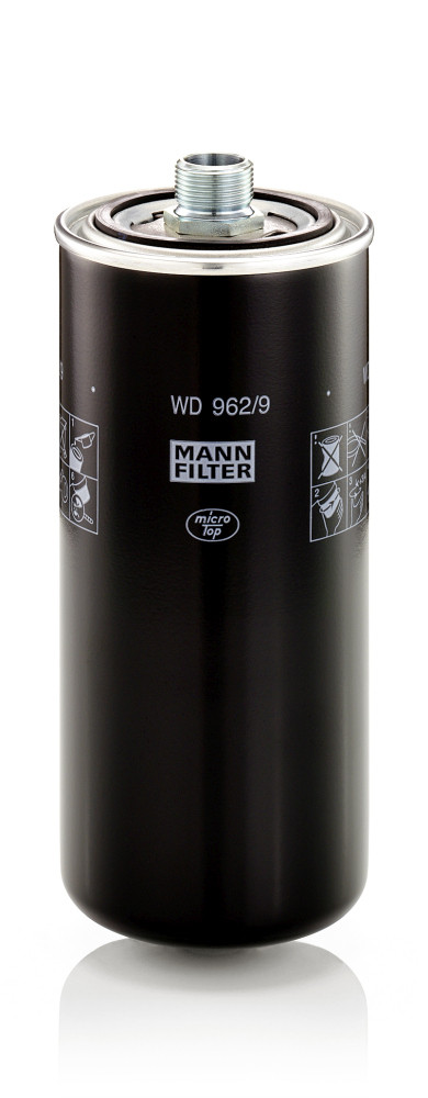 WD 962/9, Oil Filter, Oil filter, MANN-FILTER, 04/801601, 299380A1, 7380-578, 76048328, AT102377, BW25-2116, AT140030, S-301612, AT168989, 0750131035, 1534761, 51290, 76040228, 86.006.00, BT739, H18WD02, HC11, HF6317, HSM6026, LFH8595, P550416, P7027, PER304H, S8606HP, SO8527HNP, SP811, SY8016, 0750131060, H18WD03, HSM6184