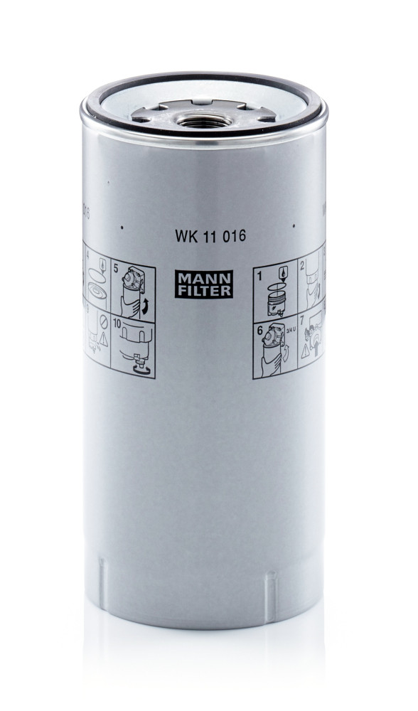 WK 11 016 Z, Fuel filter, Filter, MANN-FILTER, 1535385, 29454, 2997378, 7.24011, CS780, DNW2507, F026402143, FT6039, GF351, H701WK, KC200, P10701, PP967/7, R120-D-IVECO-01, RN317, 42554067, 7.24011SP, 504166113