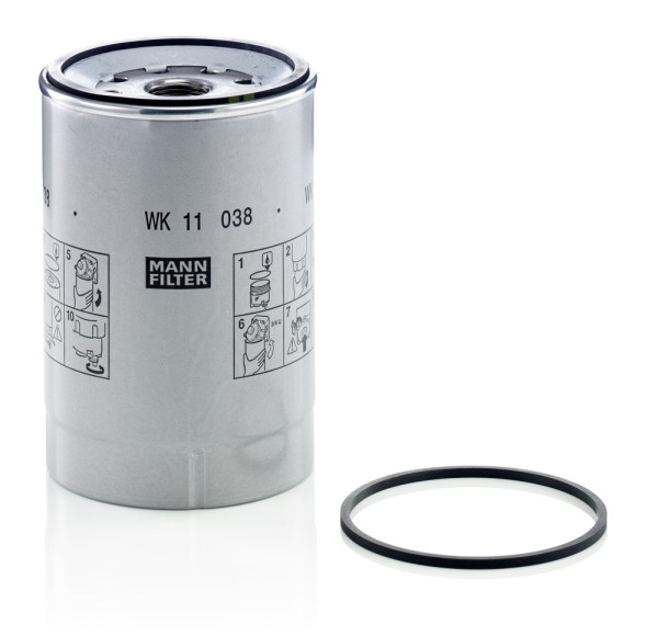 WK 11 038 Z, Palivový filtr, Filtr, Filtr, MANN-FILTER, 21538975, FS20112, P553227, R90G-D-MAX