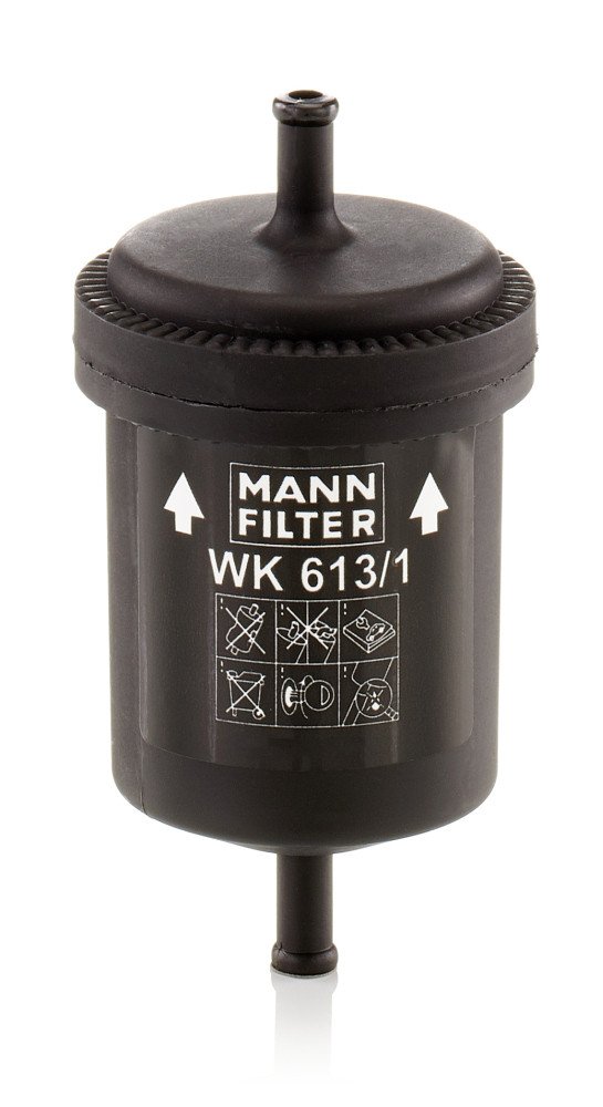 WK 613/1, Fuel Filter, Fuel filter, MANN-FILTER, 71711048, 71736101, 7585348, 7606404, 7719390, 0450902151, 153071760195, 31.512.00, 4051, 587009, 61043, 62002, 6719, 7790051, AG-6022, ALG-319, B31, E512, EFF032, ELE6004, F57703, FB101, FD2303, FF0095, FF-032, FI6123/1, FIG7032, FN45, FS9141E, FT5206