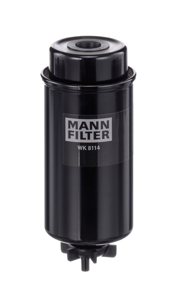 WK 8114, Fuel Filter, Fuel filter, MANN-FILTER, 87802921, RE52420, 87840590, RE53727, RE54719, 1534842, 33633, 84559023, BF1255, FS19525, H277WK, KC116, L8680F, P550435, PS8239, WGFS1925, ZP8037F, BF7677-D, FS19827, L8680F-1, WF10095, ZP8044F