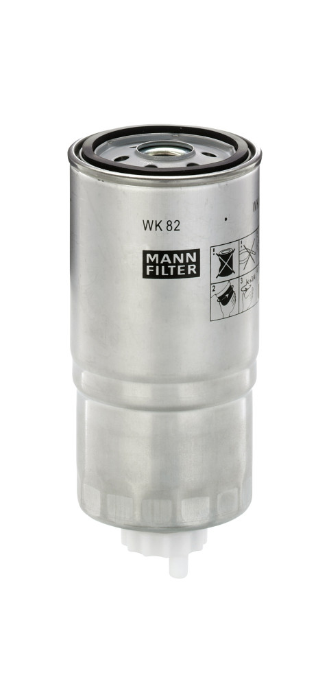 WK 82, Fuel filter, Filter, MANN-FILTER, 1535450, 84477374, FS19913, KC44, ZP3084F, 89512387